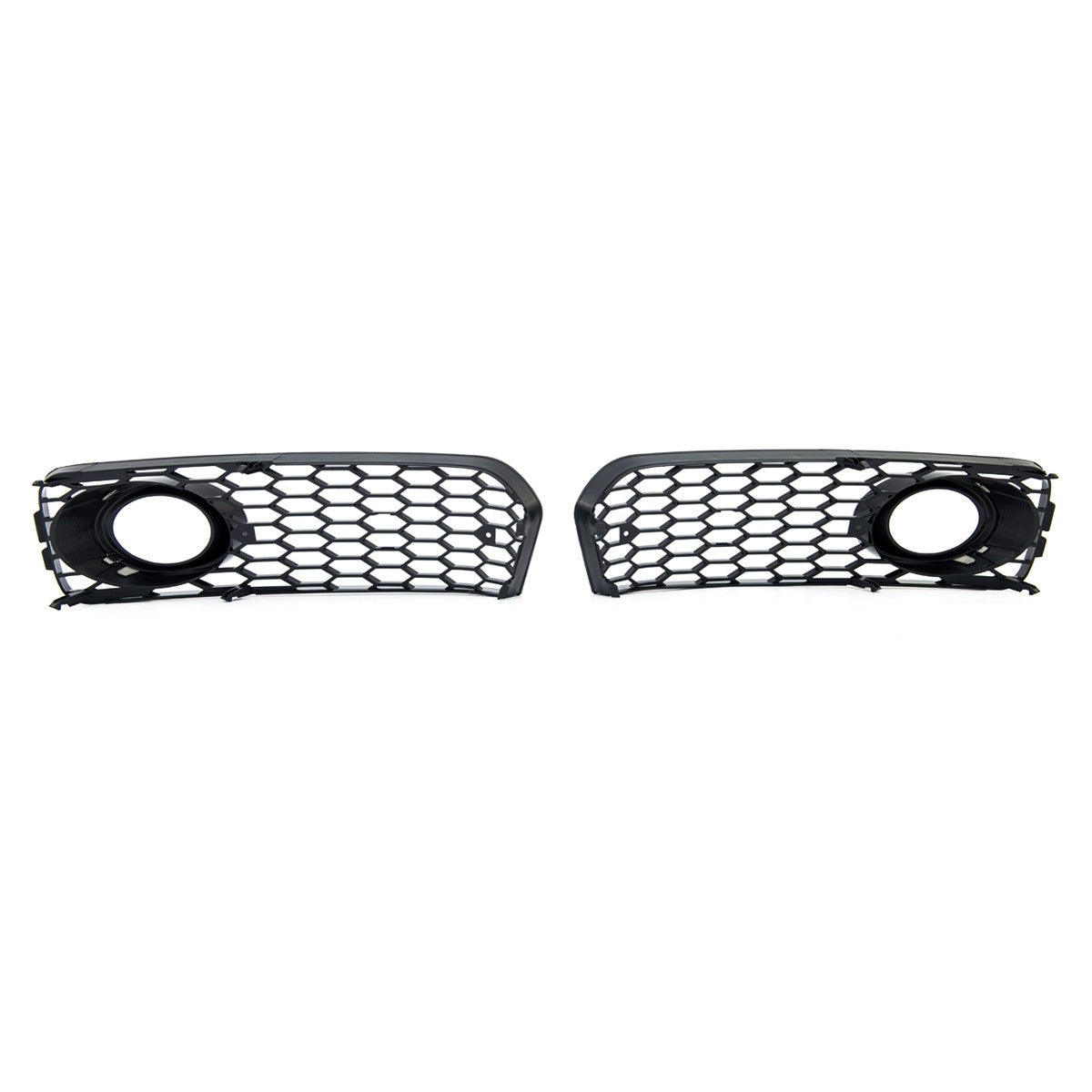 Nebelscheinwerferabdeckungen Set Hochglanz Schwarz passend für Audi A5 8T 2007-2011