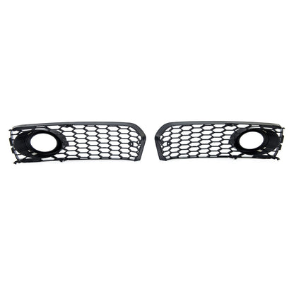 Nebelscheinwerferabdeckungen Set Hochglanz Schwarz passend für Audi A5 8T 2007-2011