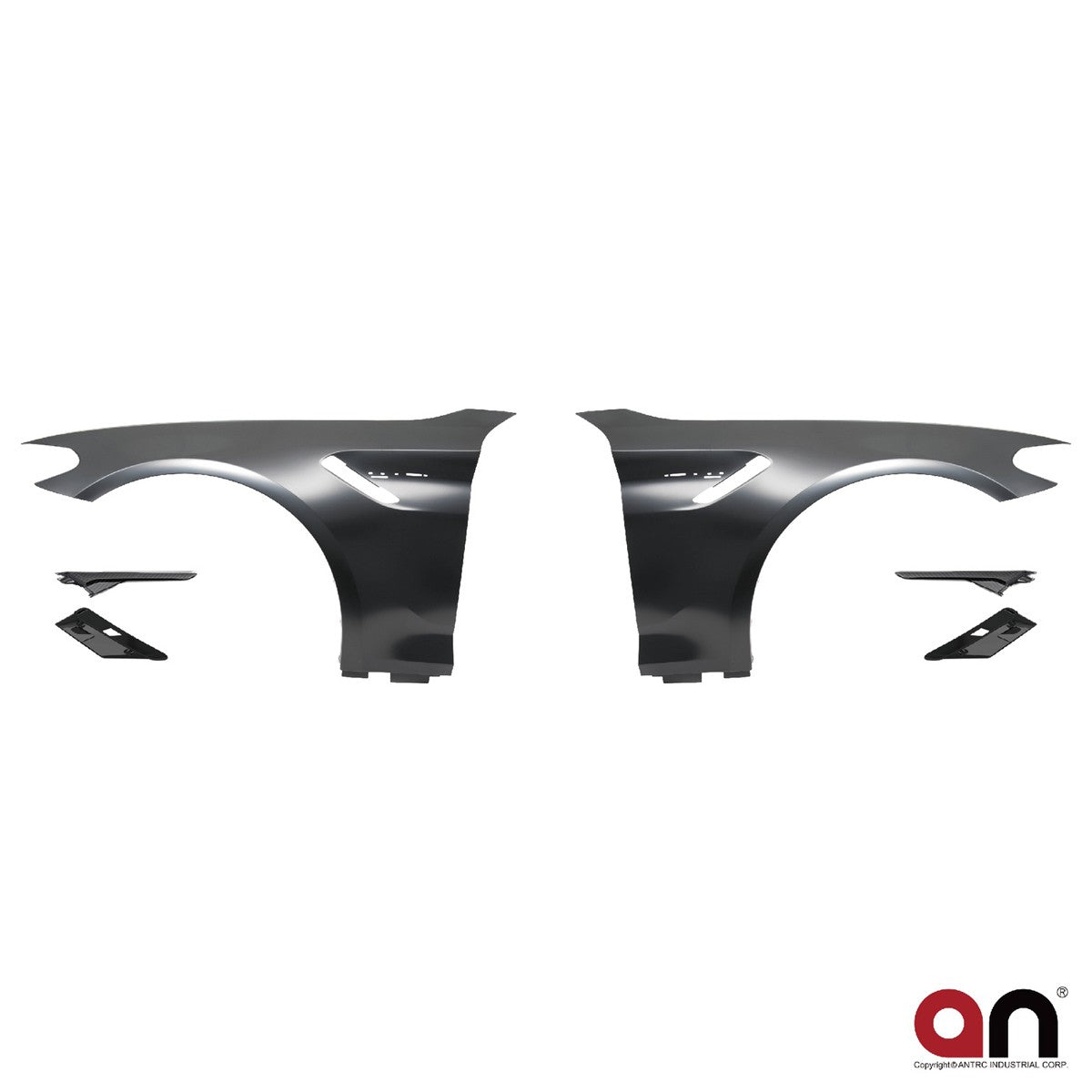 Frontkotflügel Set mit Carbon-Luftöffnungen passend für BMW 5er G30 G31 2016-2023