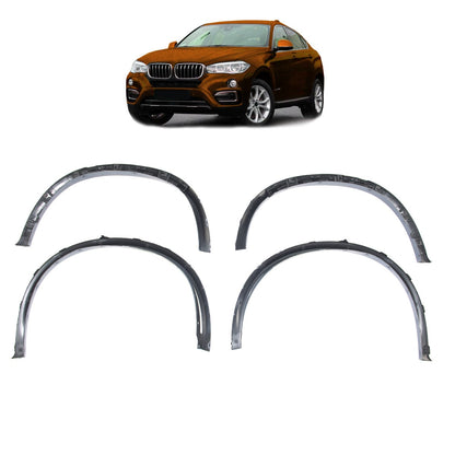 Breite Kotflügelverbreiterungen Set passend für BMW X6 F16 2014-2019