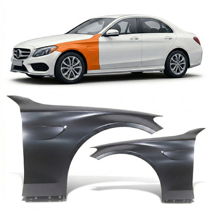 Vordere Kotflügel Set Stahl passend für Mercedes C-Klasse W205 2013-2021