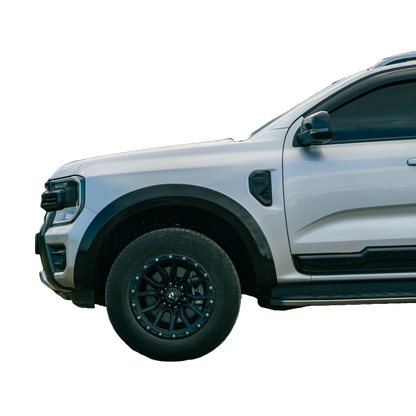 Kotflügelverbreiterungen passend für FORD Ranger T9 2023+ mit ABE TÜV Matt Schwarz
