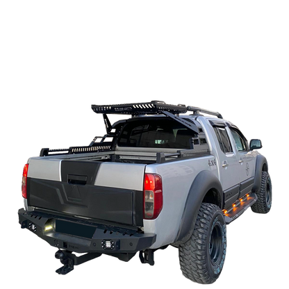FF02.030 - Kotflügelverbreiterungen passend für NISSAN Navara D40 Facelift 2010-2014 mit ABE TÜV Matt Schwarz