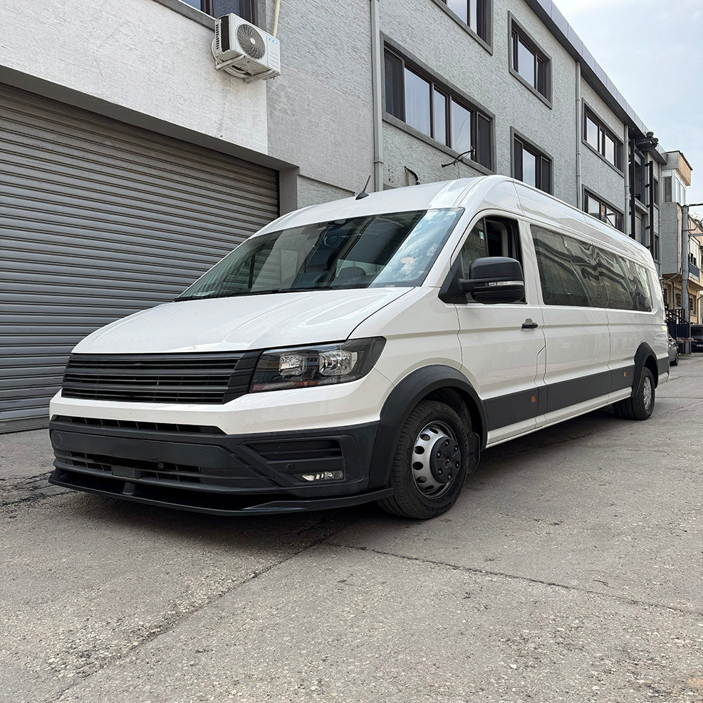Kotflügelverbreiterungen passend für VW Crafter MK2 / MAN TGE MK1 Prefacelift 2017+ Matt Schwarz