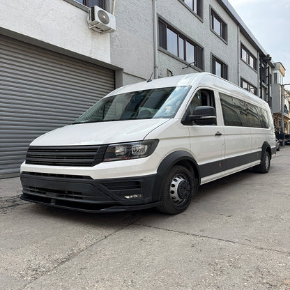 Kotflügelverbreiterungen passend für VW Crafter MK2 / MAN TGE MK1 Prefacelift 2017+ Matt Schwarz