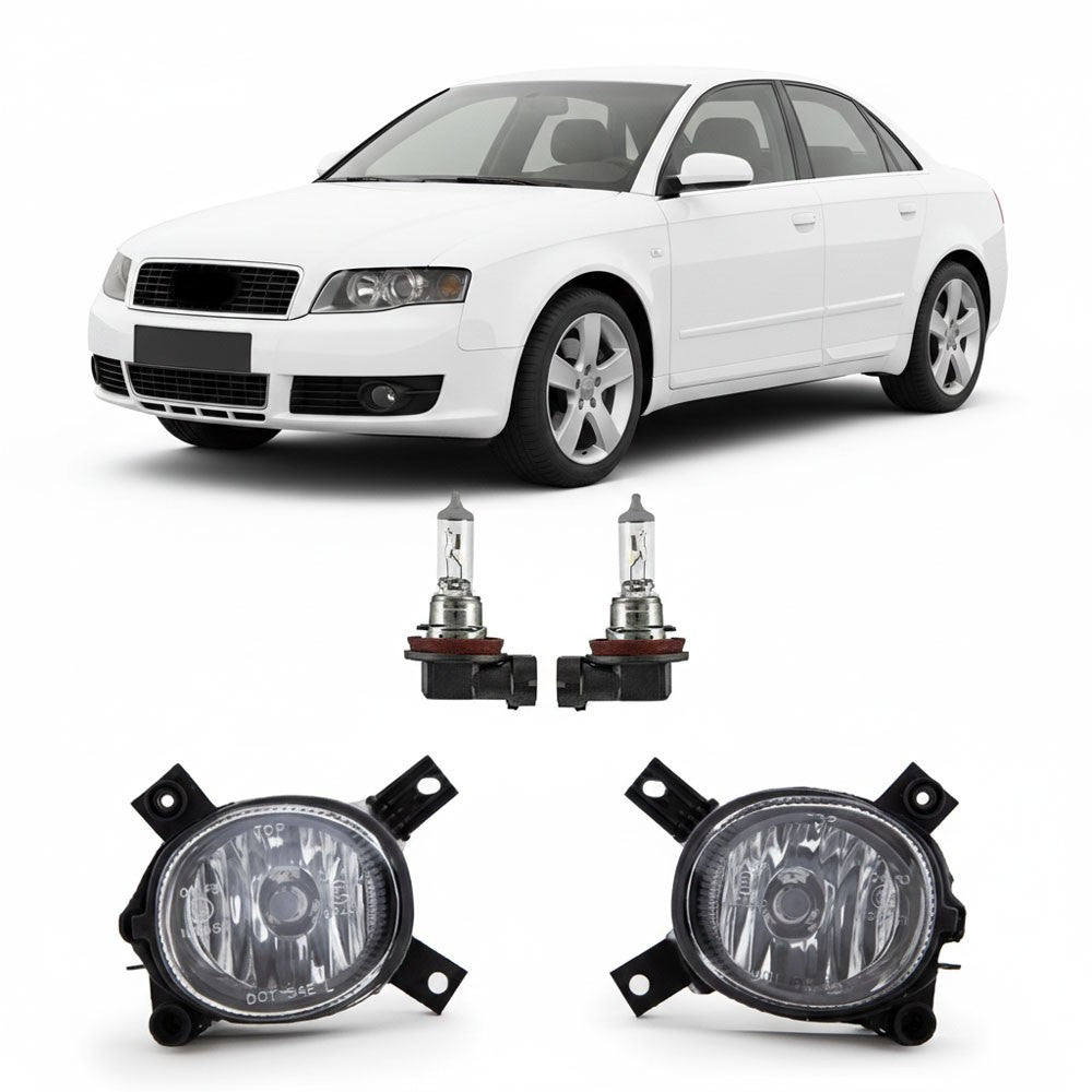 Nebelscheinwerfer Set Klar passend für Audi A3 8P A4 B7 8E 2004-2013