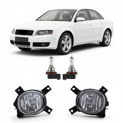 Nebelscheinwerfer Set Klar passend für Audi A3 8P A4 B7 8E 2004-2013