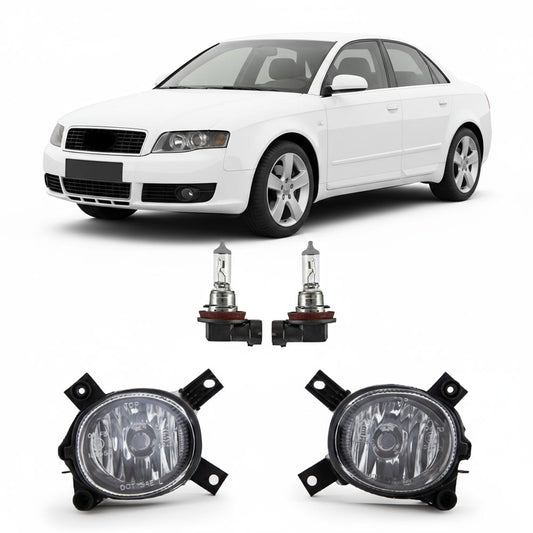 Nebelscheinwerfer Set Klar passend für Audi A3 8P A4 B7 8E 2004-2013