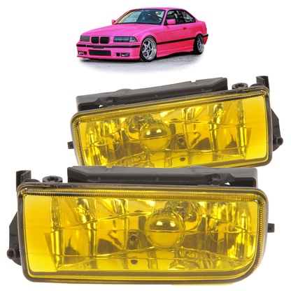 Nebelscheinwerfer Set Kristall Gelb passend für BMW 3er E36 1991-1999