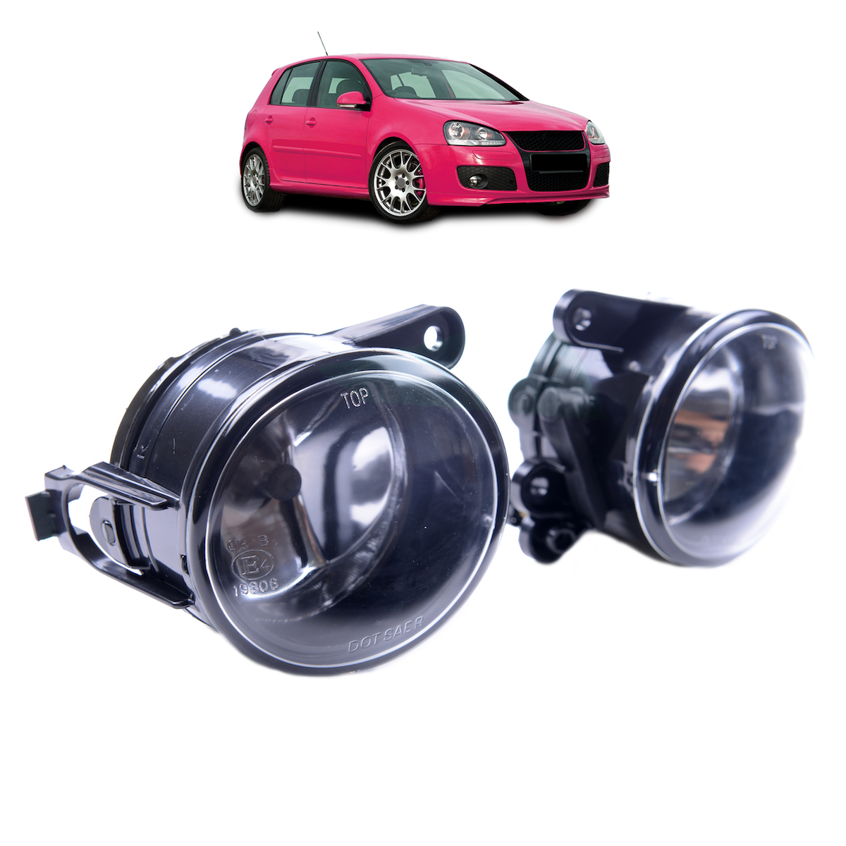 Nebelscheinwerfer Set Kristallklar passend für VW Golf 5 2004-2009