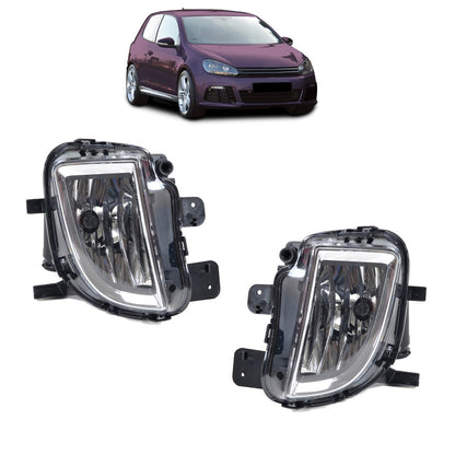 Nebelscheinwerfer Set Kristallklar passend für VW Golf VI Jetta IV 2008-2014