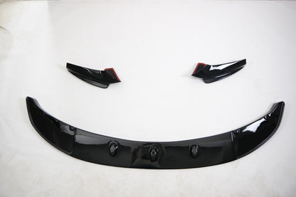 Frontflaps passend für BMW 5er F10/F11 M-Pack 2011-2016 mit ABE TÜV Hochglanz Schwarz