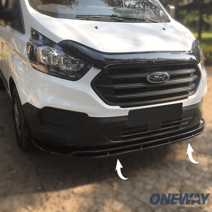 Oneway Frontspoiler FORD Transit Custom MK1 Facelift 2018+ mit ABE TÜV