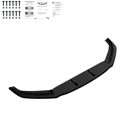 Frontsplitter passend für Audi TT RS 8S 2016-2020 mit ABE TÜV Hochglanz Schwarz