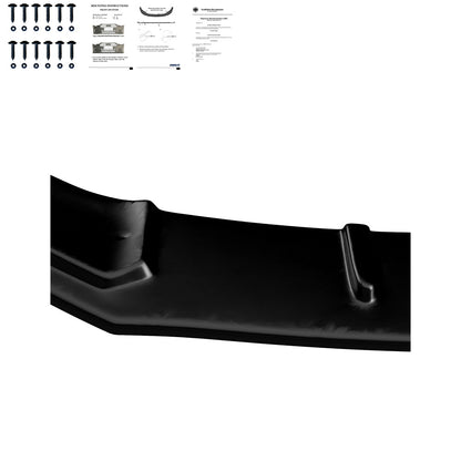Frontsplitter passend für Audi TT RS 8J 2009-2013 mit ABE TÜV Hochglanz Schwarz