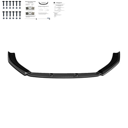 Frontsplitter passend für AUDI RS3 8V Facelift Sportback 2017-2019 Version 2 mit ABE TÜV Hochglanz Schwarz