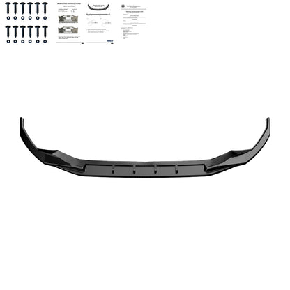 Frontsplitter passend für AUDI A3 S-Line / S3 8Y 2020-2024 mit ABE TÜV Hochglanz Schwarz