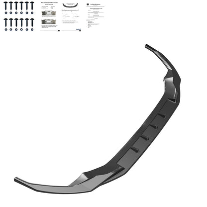 Frontsplitter passend für AUDI A3 S-Line / S3 8Y 2020-2024 mit ABE TÜV Hochglanz Schwarz
