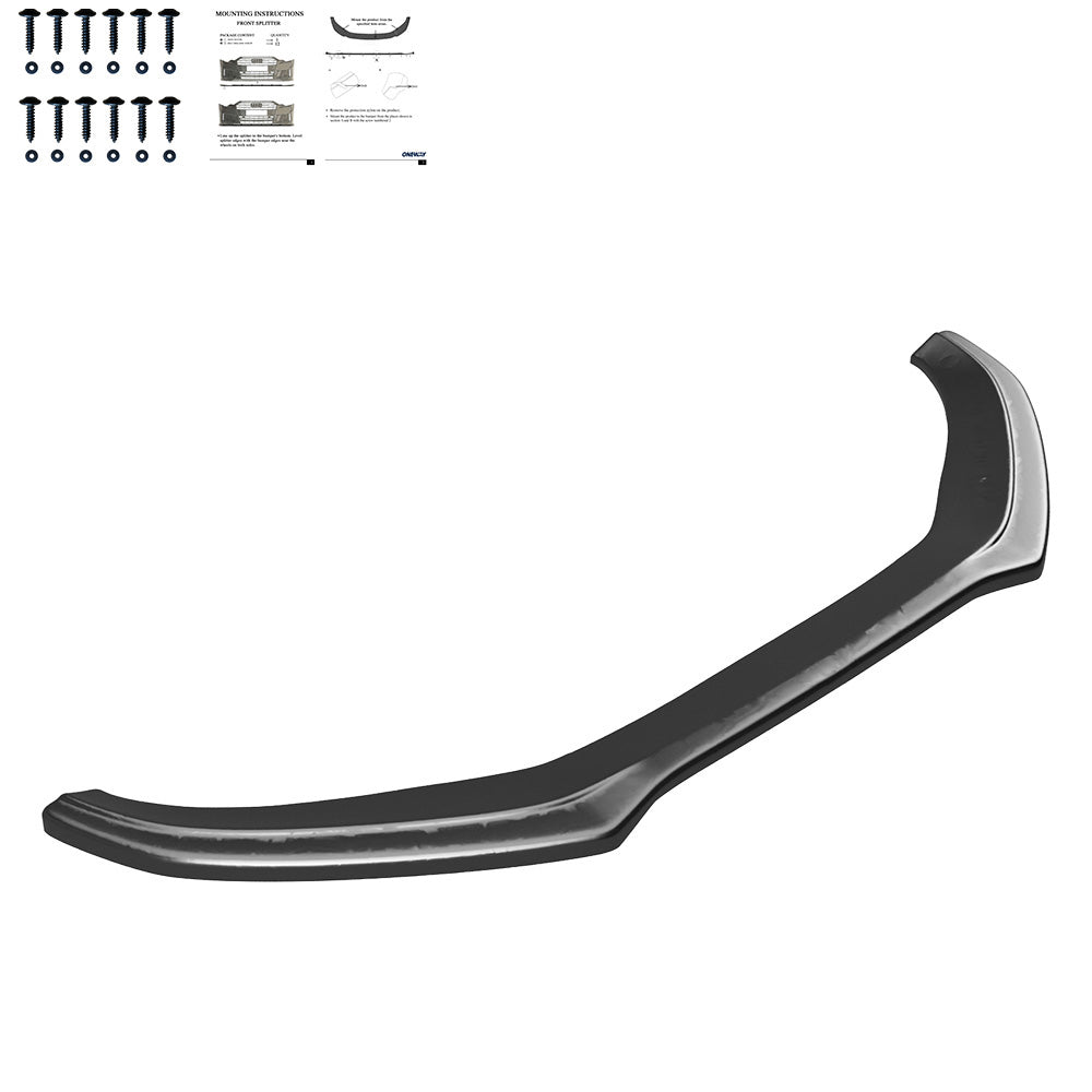 FS01.163 - Frontsplitter passend für AUDI A4 S-Line / S4 B8 Facelift 2011-2015 Hochglanz Schwarz