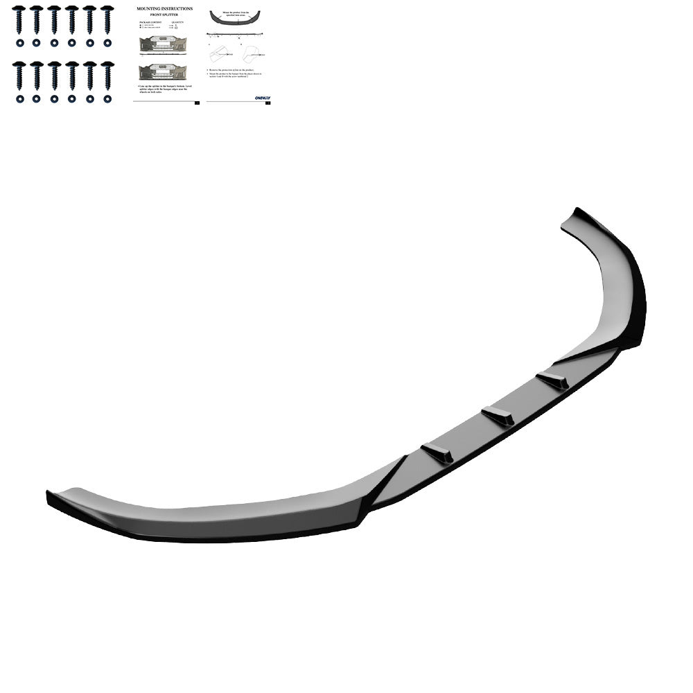Frontsplitter passend für Audi S3 Sportback 8V 2013-2016 Hochglanz Schwarz