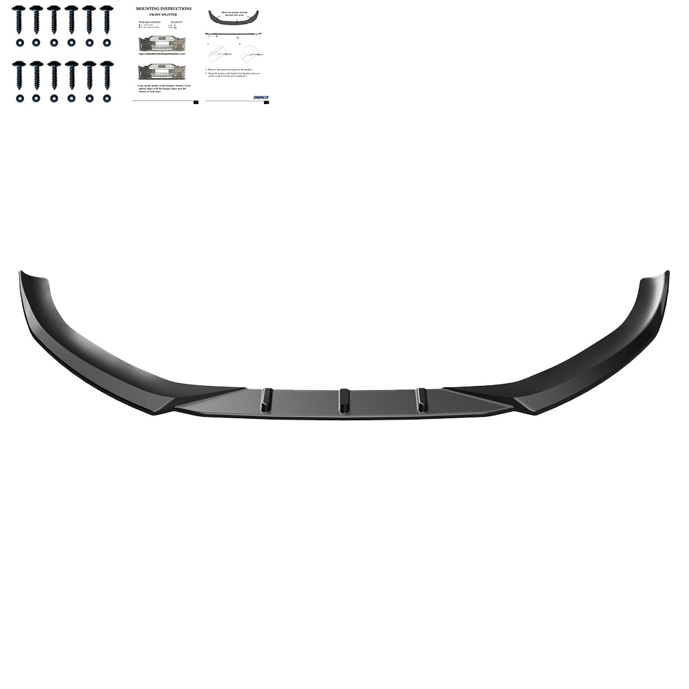 Frontsplitter passend für Audi S3 Sportback 8V 2013-2016 Hochglanz Schwarz