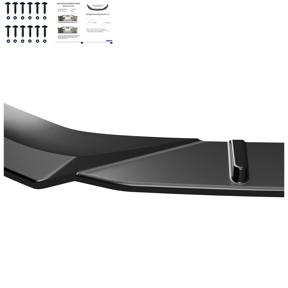 Frontsplitter passend für Audi S3 Sportback 8V 2013-2016 Hochglanz Schwarz