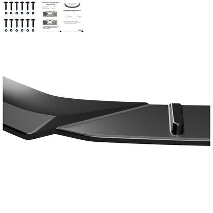Frontsplitter passend für Audi S3 Sportback 8V 2013-2016 Hochglanz Schwarz
