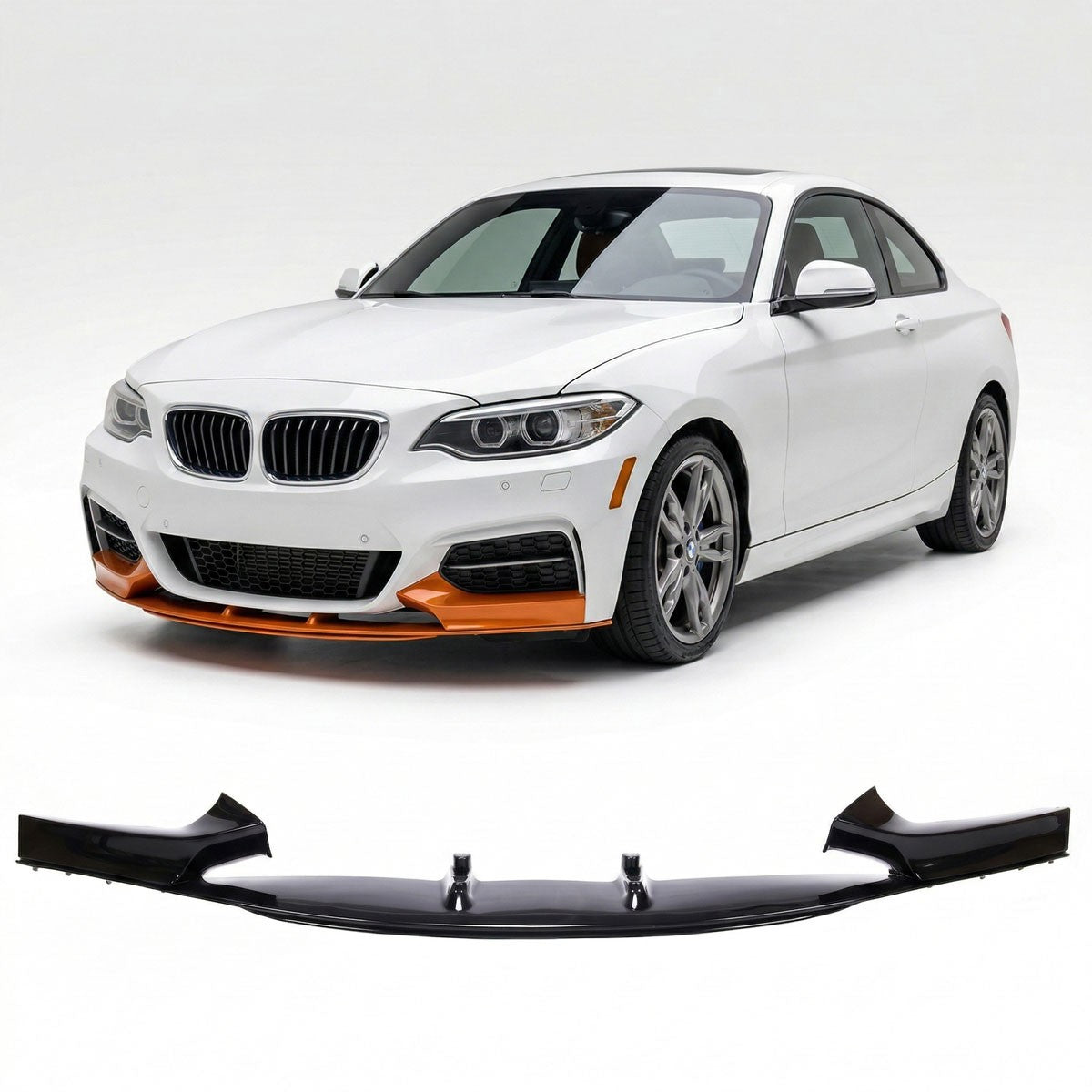 Frontspoiler Hochglanz Schwarz passend für BMW 2er F22 F23 2014-2021