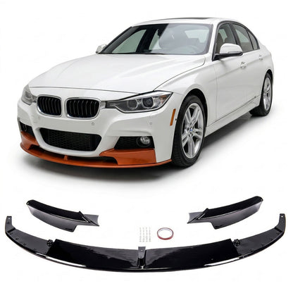 Frontspoiler Hochglanz Schwarz passend für BMW 3er F30 F31 2012-2018
