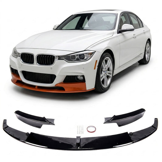 Frontspoiler Hochglanz Schwarz passend für BMW 3er F30 F31 2012-2018