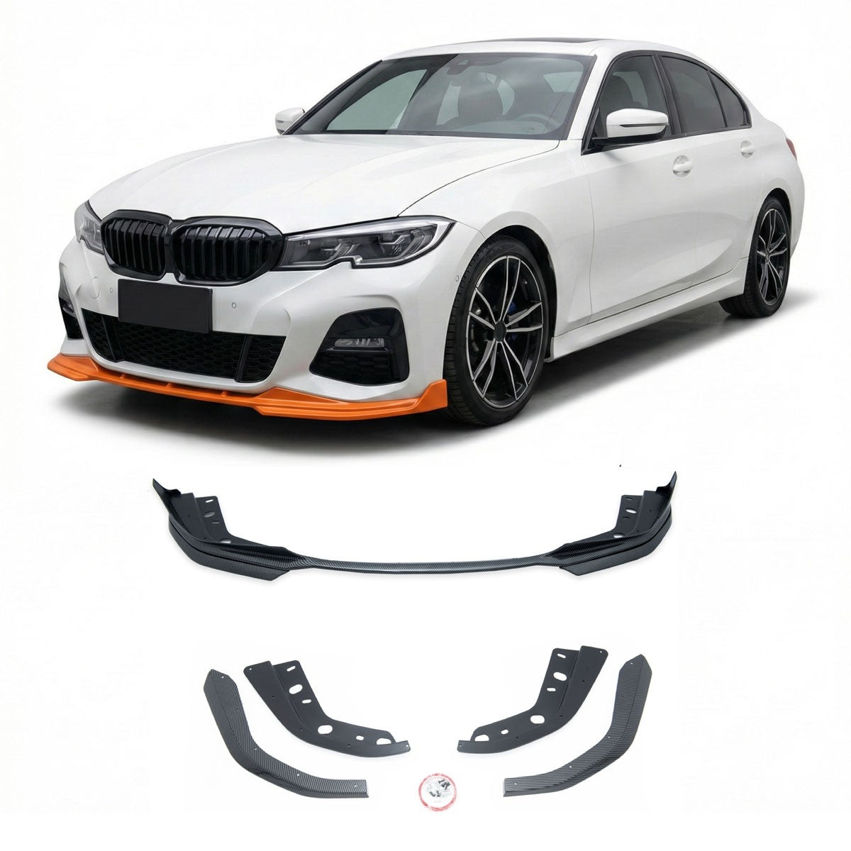 Frontsplitter Carbon-Optik passend für BMW 3er G20 G21 2019-2022