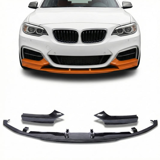 Frontspoilerlippe Carbon-Optik passend für BMW 2er F22 F23 2012-2018