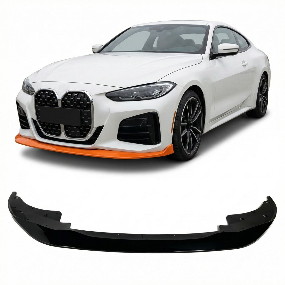 Frontspoiler Hochglanz Schwarz passend für BMW 4er G22 G23 2020-2024