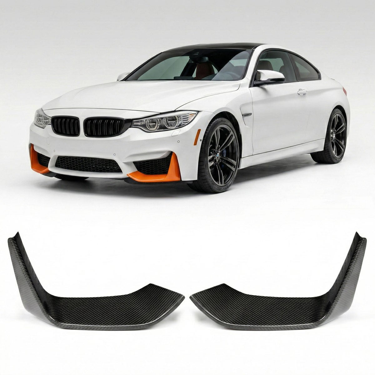 Frontsplitter Carbonfaser passend für BMW M3 (F80) M4 (F82 F83) 2013-2021