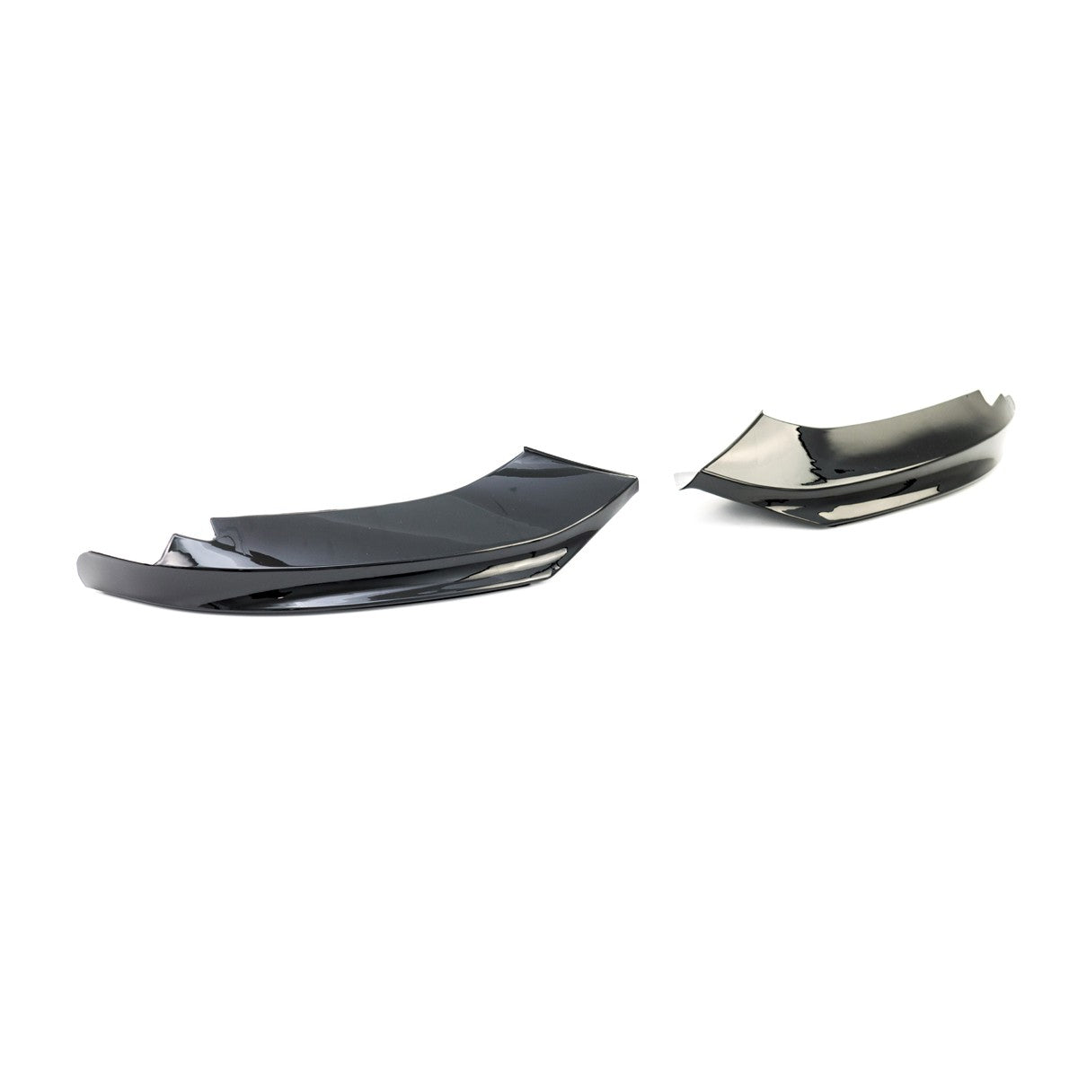 Frontspoiler Klappen Hochglanz Schwarz passend für BMW 4er F32 F33 F36 2013-2021