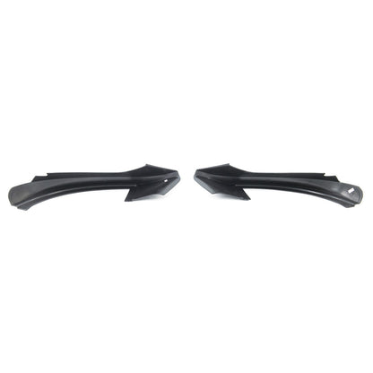 Frontspoiler Klappen Hochglanz Schwarz passend für BMW 4er F32 F33 F36 2013-2021