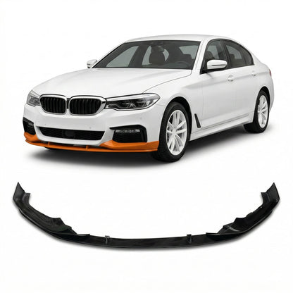 Sport Frontlippe Hochglanz Schwarz passend für BMW 5er G30 G31 2017-2020