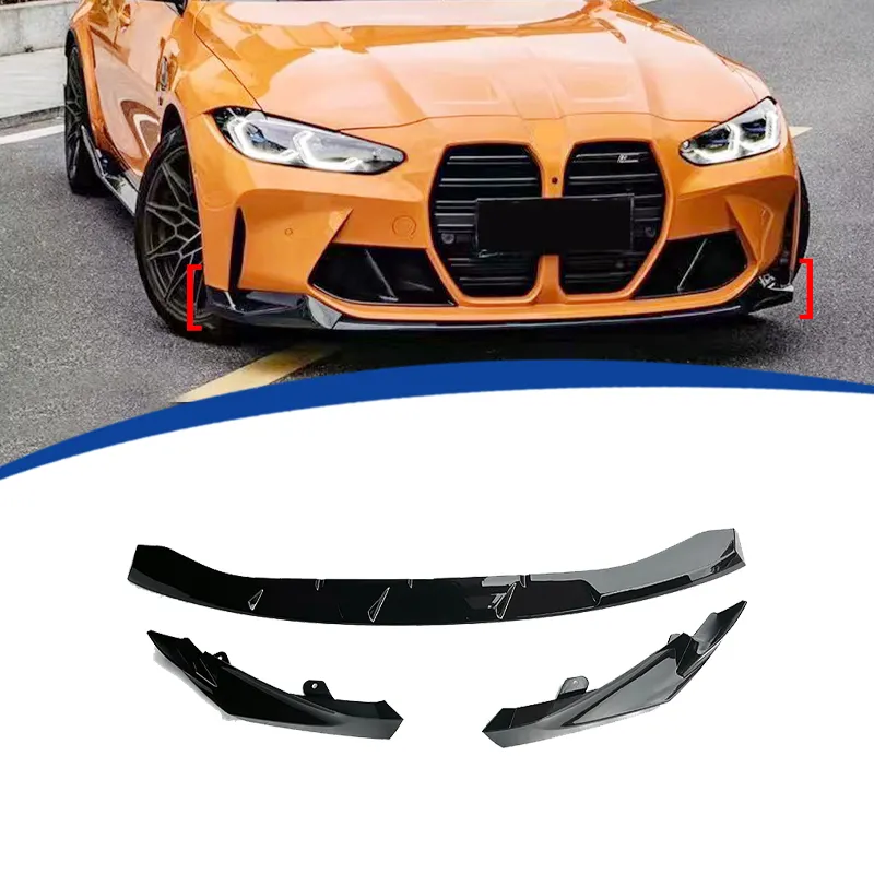 Frontspoiler Hochglanz Schwarz passend für BMW M3 G80 / M4 G82 G83 2021-heute