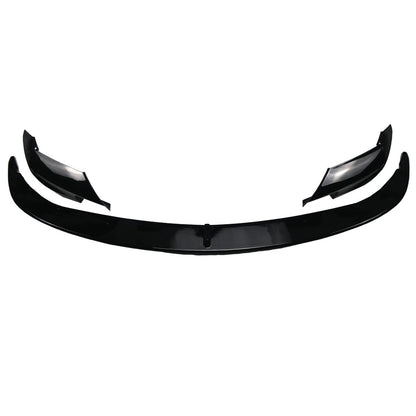 Frontstoßstangen-Spoiler Hochglanz Schwarz passend für BMW 5er F10 F11 2011-2016