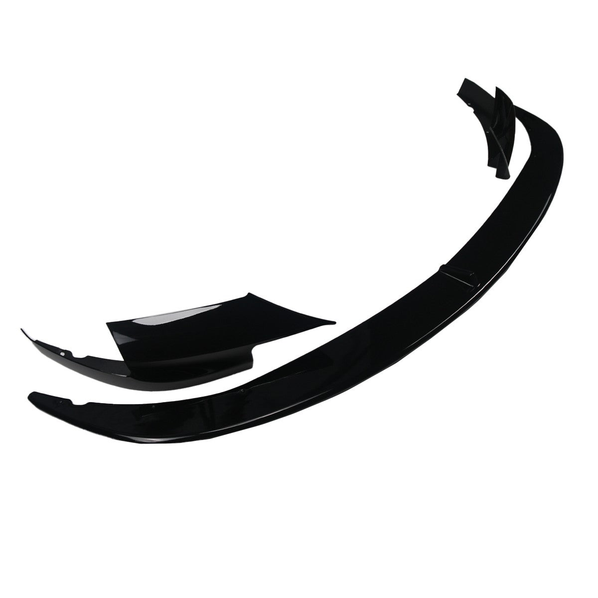 Frontstoßstangen-Spoiler Hochglanz Schwarz passend für BMW 5er F10 F11 2011-2016