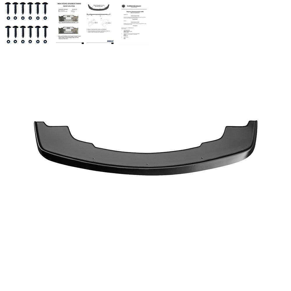 Frontsplitter passend für BMW M3 Serie E36 1990-2000 mit ABE TÜV Hochglanz Schwarz