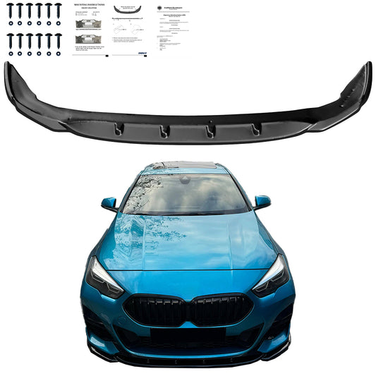 Frontsplitter passend für BMW 2er F44 Gran Coupé M-Pack / M235i 2019+ mit ABE TÜV Hochglanz Schwarz