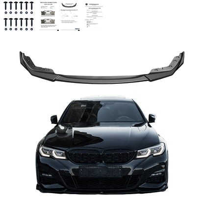Frontsplitter passend für BMW 3er G20-G21 M-Pack 2018-2022 mit ABE TÜV Hochglanz Schwarz