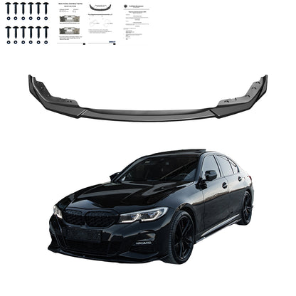Frontsplitter passend für BMW 3er G20-G21 M-Pack 2018-2022 mit ABE TÜV Hochglanz Schwarz
