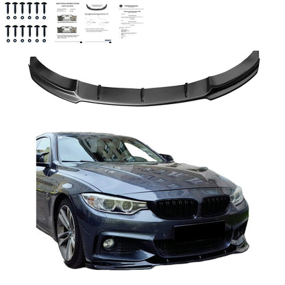 Frontsplitter passend für BMW 4er F32/F33/F36 M-Pack 2013-2019 mit ABE TÜV Hochglanz Schwarz