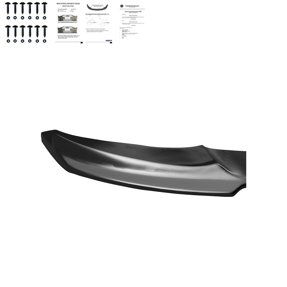 Frontsplitter passend für BMW 4er F32/F33/F36 M-Pack 2013-2019 mit ABE TÜV Hochglanz Schwarz