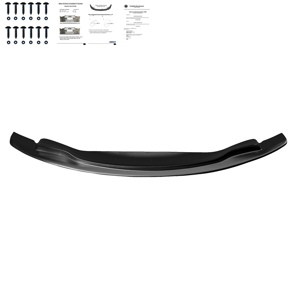 Frontsplitter passend für BMW M3 E92 Coupé / E93 Cabriolet 2007-2013 mit ABE TÜV Hochglanz Schwarz