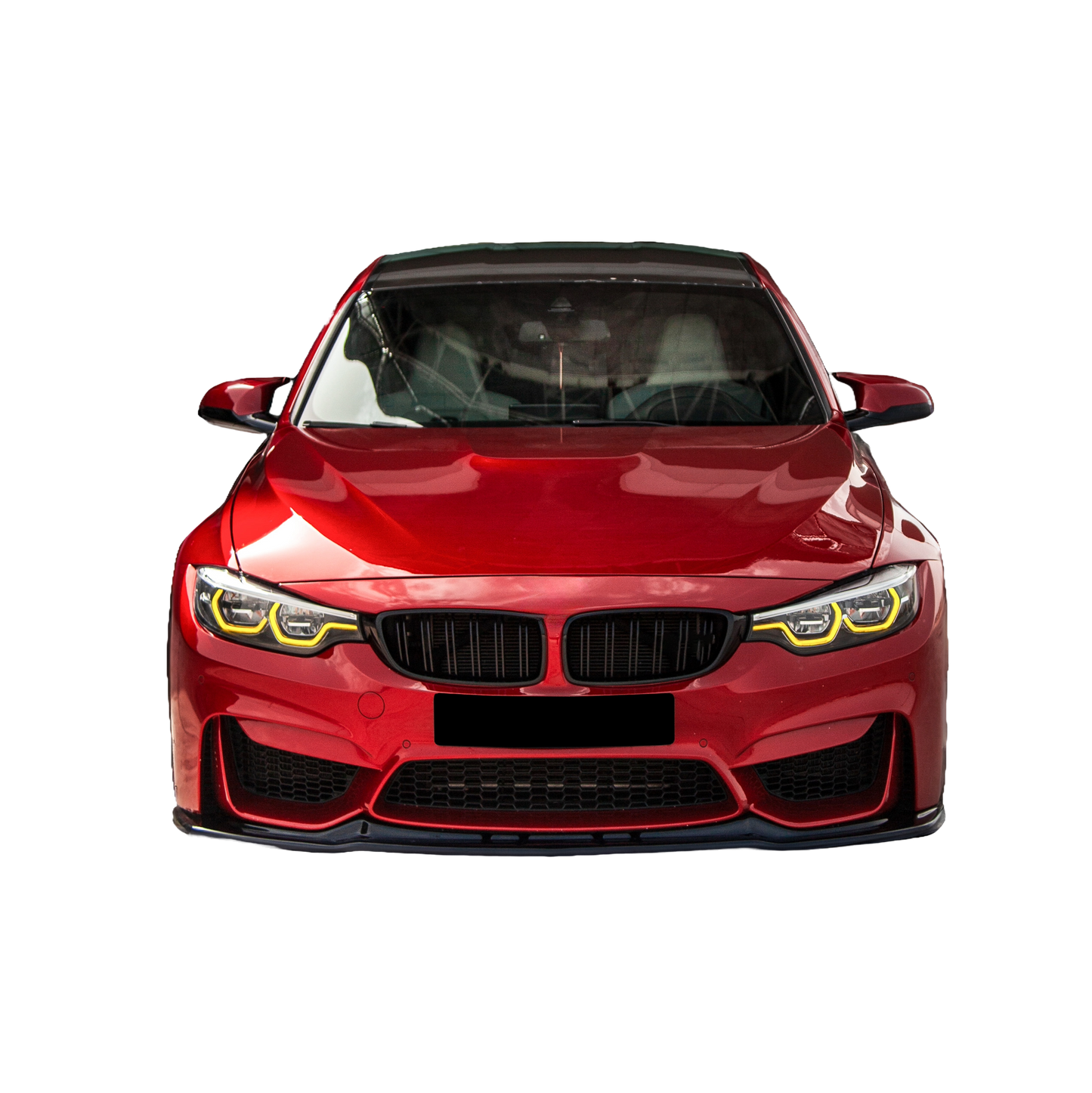 Frontsplitter passend für BMW M3 Serie F80 2014-2018 mit ABE TÜV Hochglanz Schwarz