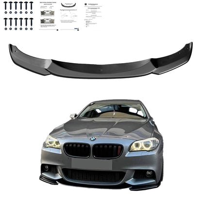 Frontsplitter passend für BMW 5er F10/F11 M-Pack 2011-2016 mit ABE TÜV Hochglanz Schwarz