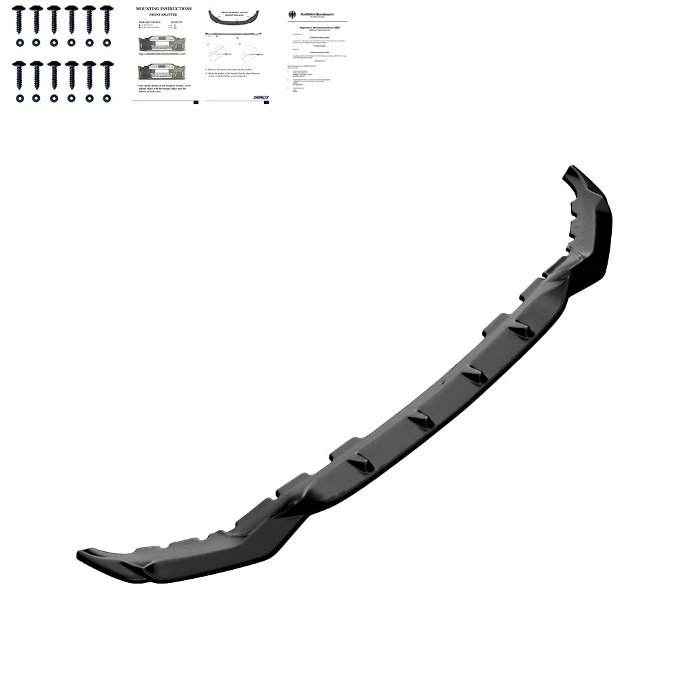 Frontsplitter passend für BMW X7 M G07 M-Pack 2018-2022 mit ABE TÜV Hochglanz Schwarz
